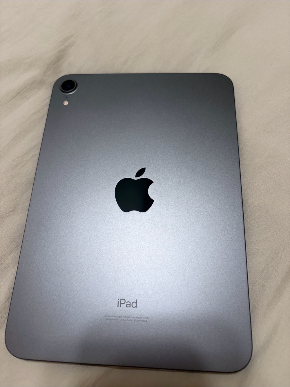 Apple iPad mini (6th Gen) 64GB Wi-Fi Space Gray + Orange Smart Folio Cover